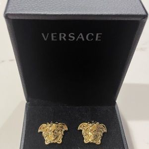 Versace Medusa head earrings